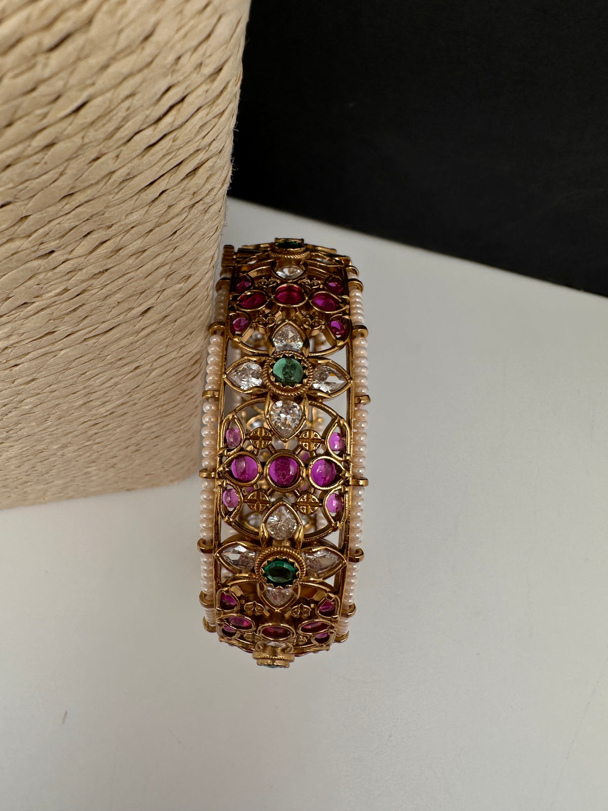 Kemp Floral Openable Kada Bracelet - 