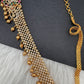 Sleek CZ Red Green Multi Stone Matte Finish Hip Chain Vaddanam