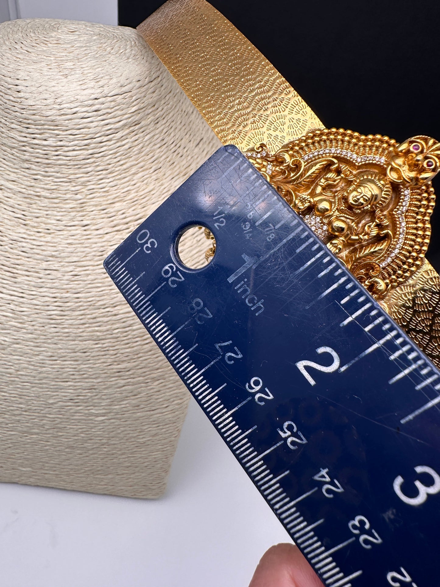 CZ Goddess Lakshmi Hip Belt Vaddanam