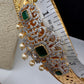 AD Emerald Pendent Self Design Hip Belt Vaddanam