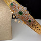 AD Emerald Pendent Self Design Hip Belt Vaddanam