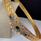 AD Emerald Pendent Self Design Hip Belt Vaddanam