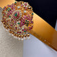 Kempu Kundan Pendent Hip Belt Vaddanam