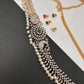 AD Changeable Color Stone Pearls Peacock Design Hip Chain Kamarbandh