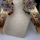 Self Design AD Peacock Kamarband WaistBelt - Red