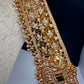 Self Design AD Goddess Laksmi Kamarband WaistBelt - Green