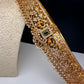 Self Design AD Goddess Laksmi Kamarband WaistBelt - Green