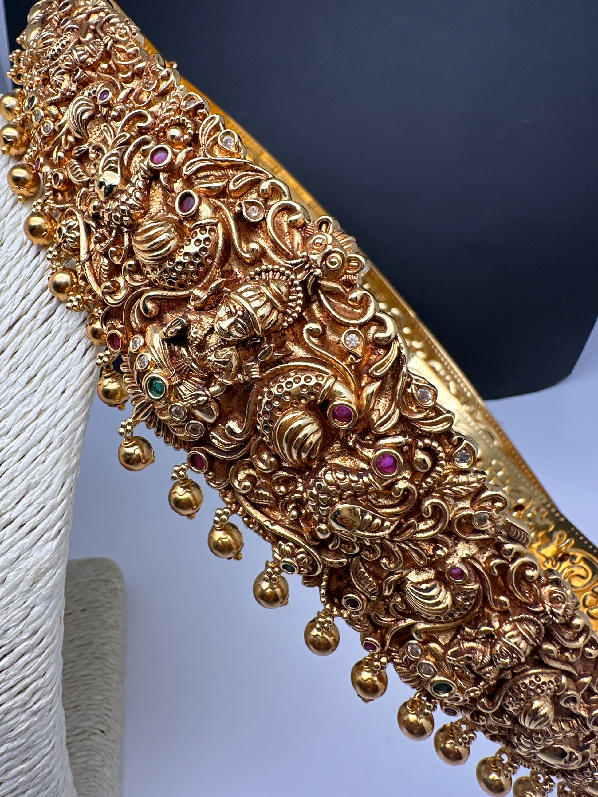 Matte Goddess Lakshmi  Hip Belt Kamarbandh