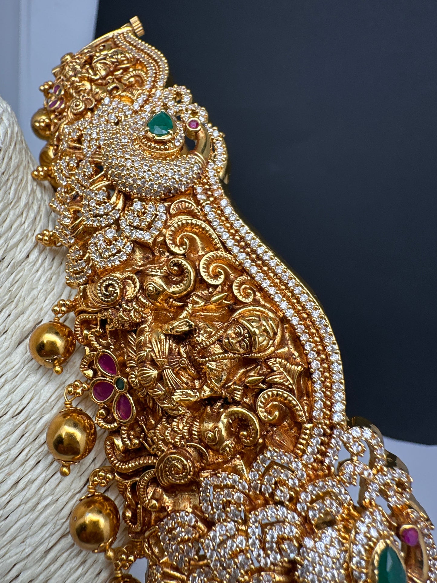 Matte Goddess Lakshmi  Hip Belt Kamarbandh