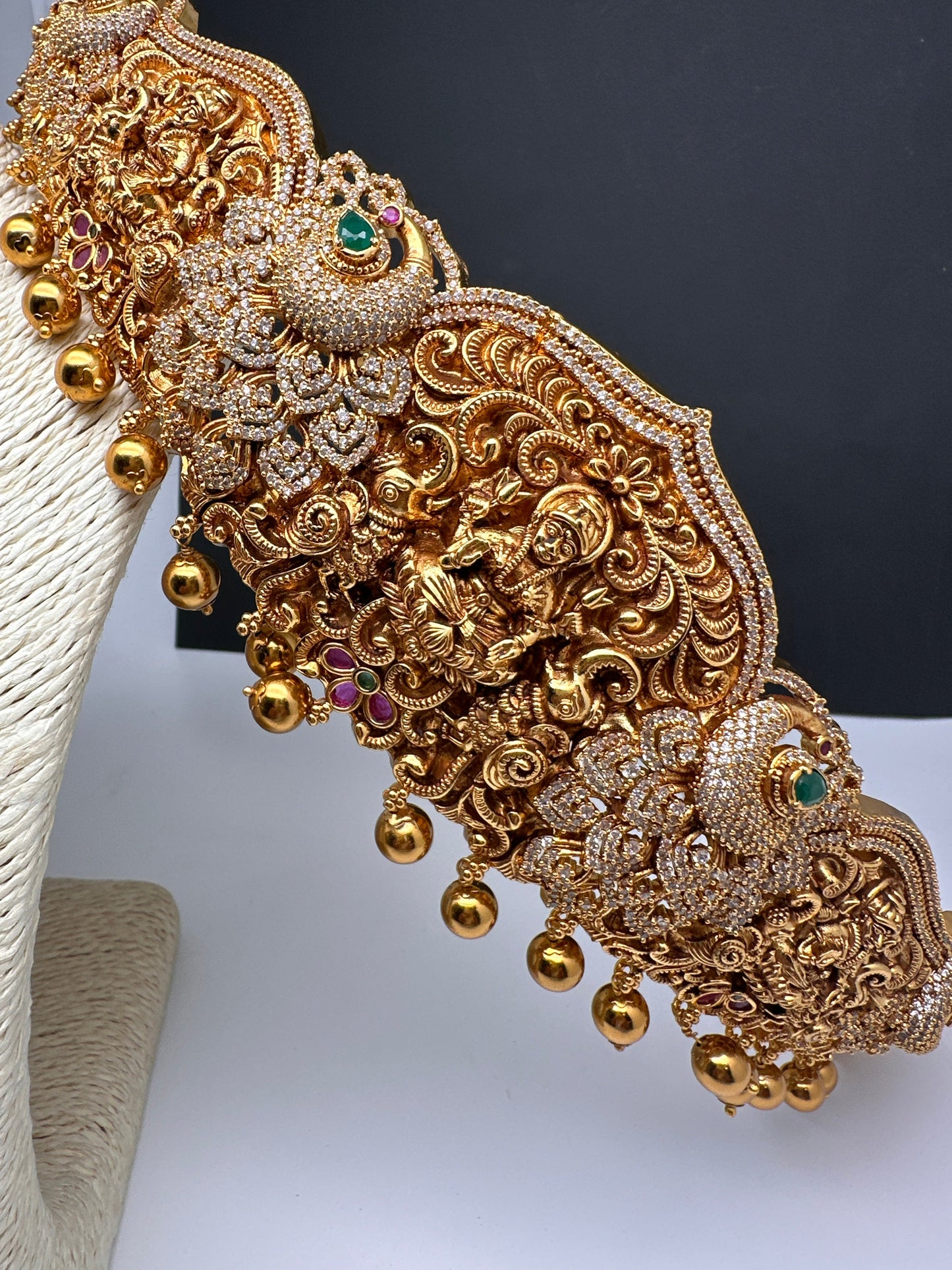 Matte Goddess Lakshmi  Hip Belt Kamarbandh