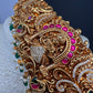 Matte Goddess Lakshmi Nakshi Hip Belt Vaddanam