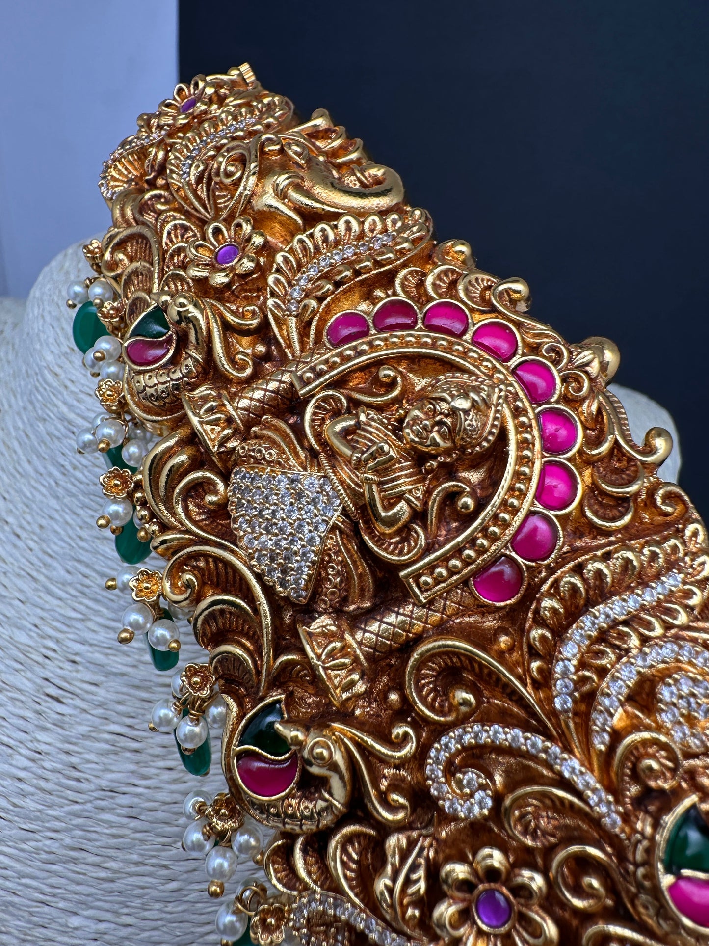 Matte Goddess Lakshmi Nakshi Hip Belt Vaddanam