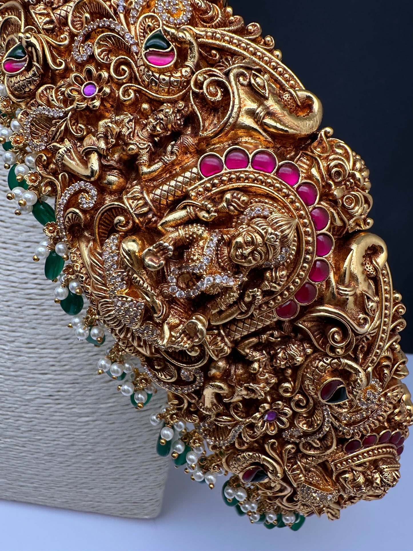 Matte Goddess Lakshmi Nakshi Hip Belt Vaddanam