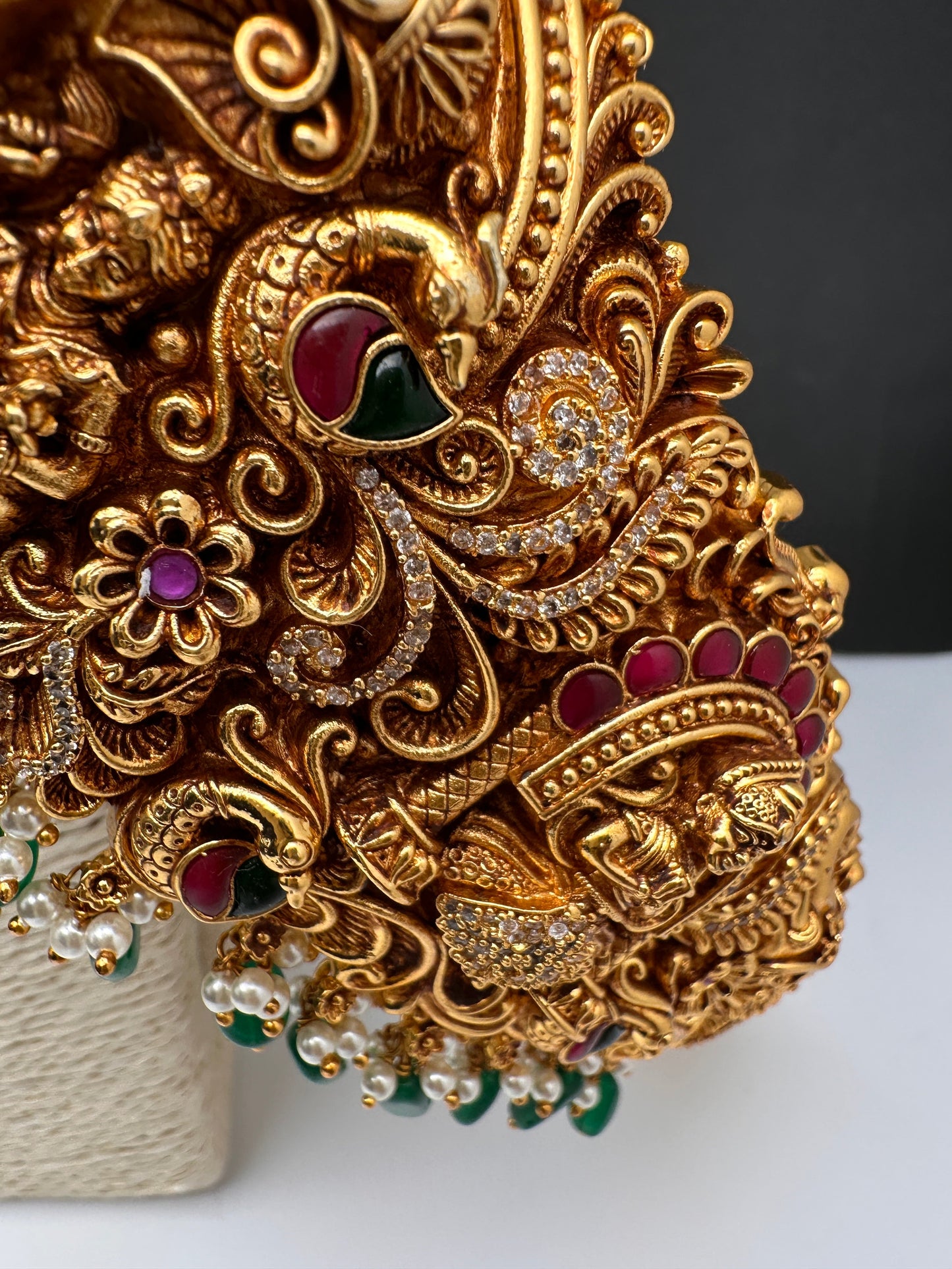 Matte Goddess Lakshmi Nakshi Hip Belt Vaddanam