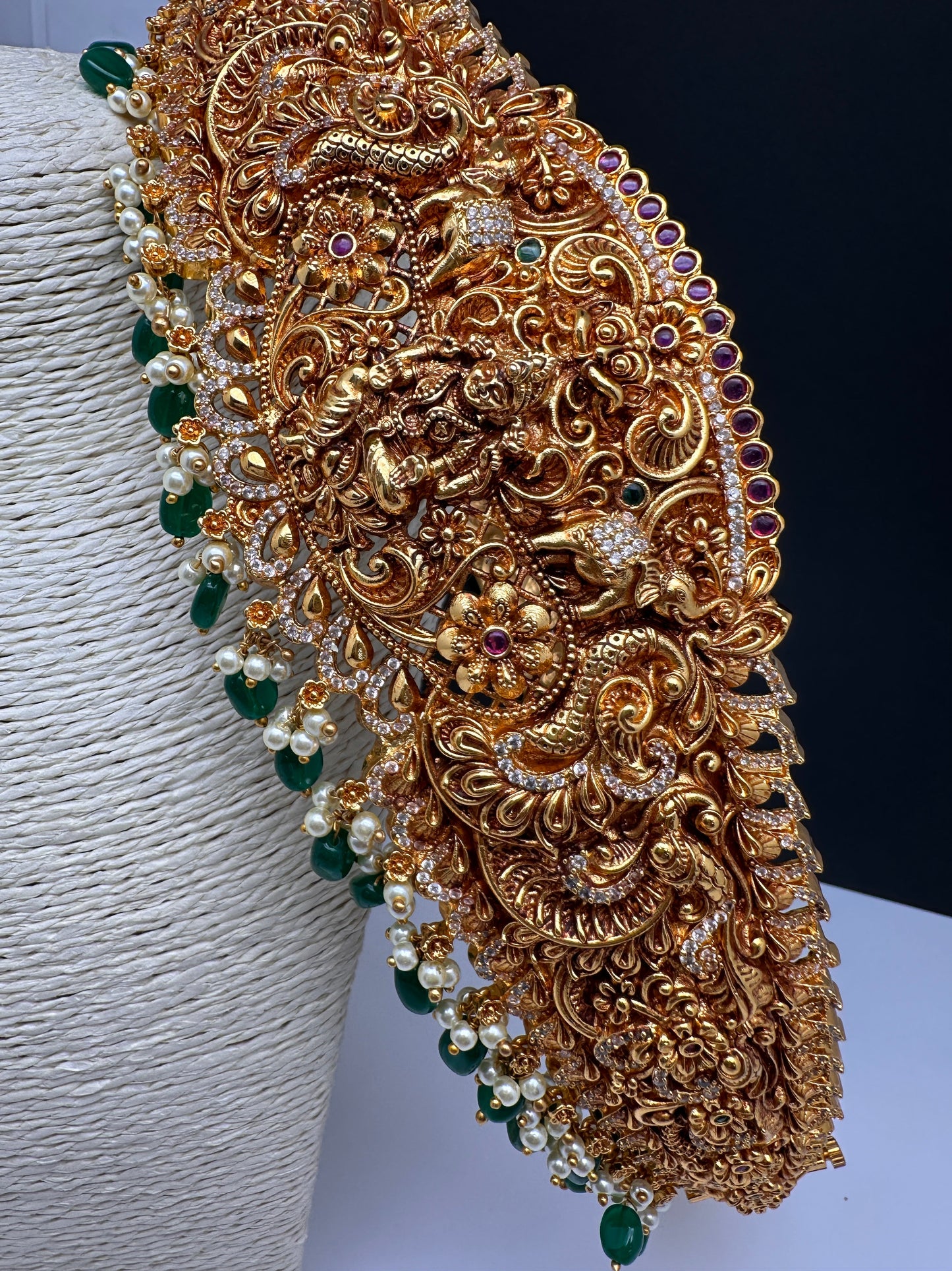Matte Goddess Lakshmi Nakshi Hip Belt Vaddanam