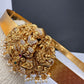 Matte Goddess Lakshmi Nakshi Pendent Hip Belt Vaddanam
