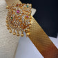 CZ Multi Stone Pendent Hip Belt Vaddanam