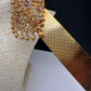 CZ Multi Stone Pendent Hip Belt Vaddanam