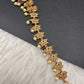 Sleek CZ Matte Multi Stone Matte Finish  Hip Chain Saree Belt