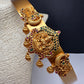 Goddess Lakshmi Motif Metallic Finish Hip Belt Vaddanam