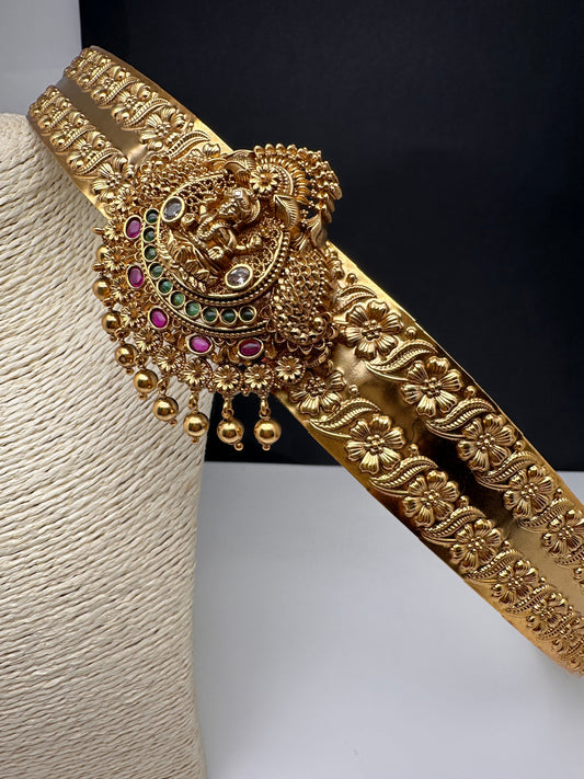 Goddess Lakshmi Self Design Hip Belt