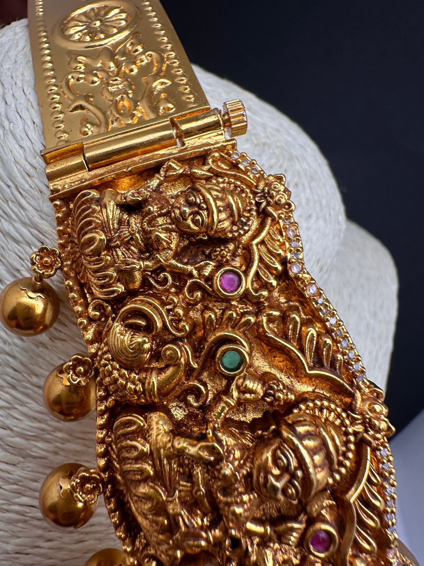 Goddess Lakshmi Self Desig Matte Hip Belt