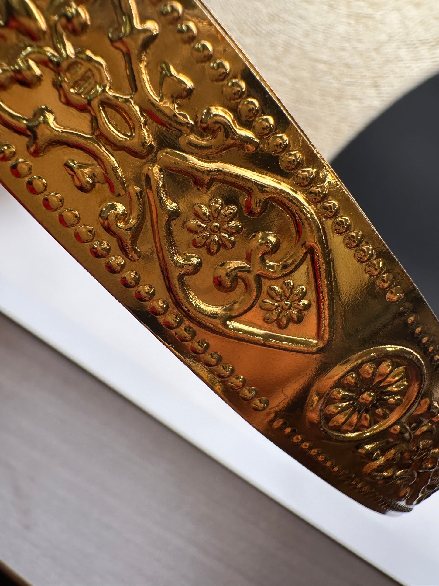 Goddess Lakshmi Self Desig Matte Hip Belt