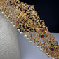 Ram Parivar Gold Finish CZ Hip Belt Vaddanam