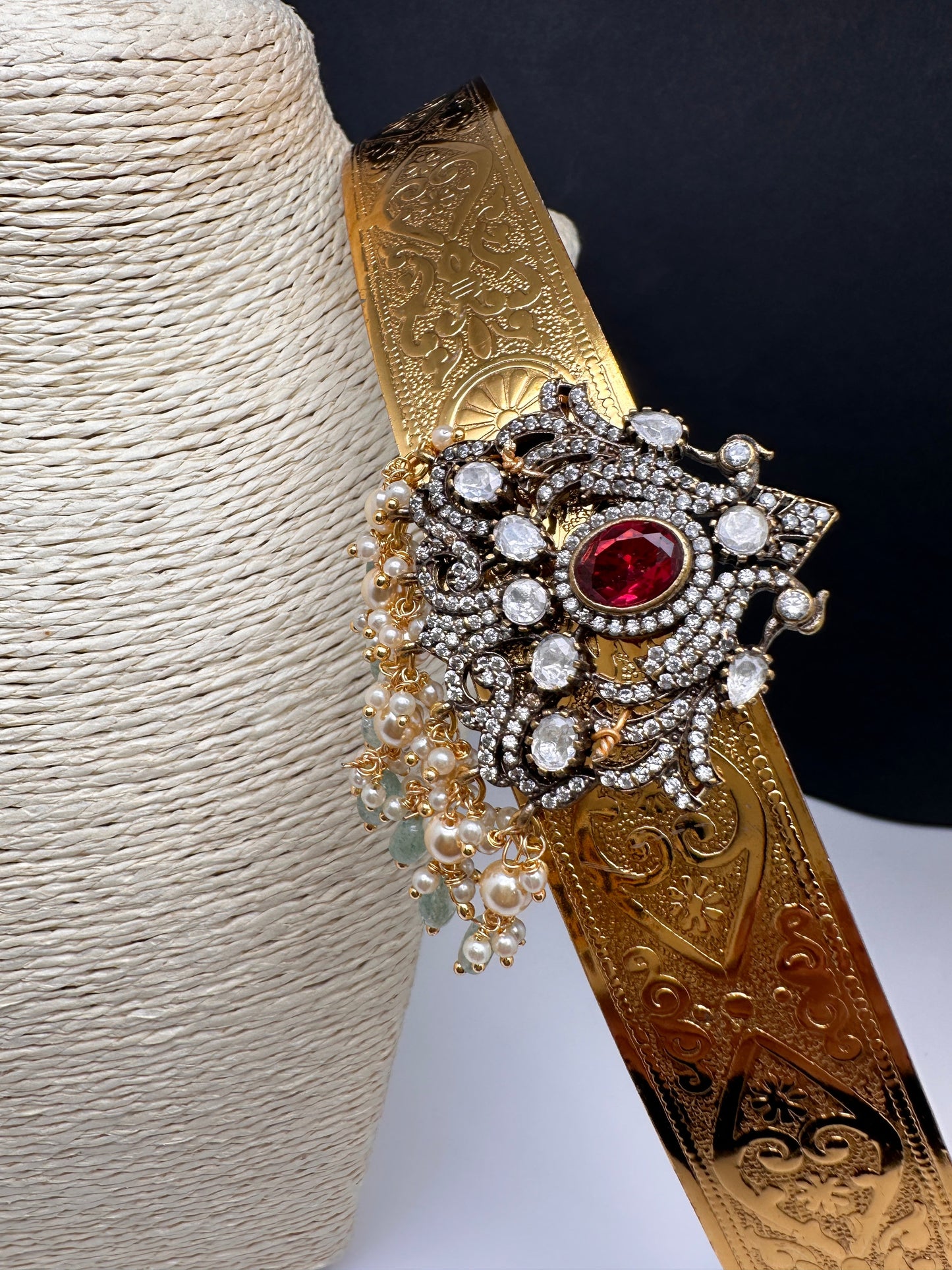Self Design AD Peacock Kamarband WaistBelt