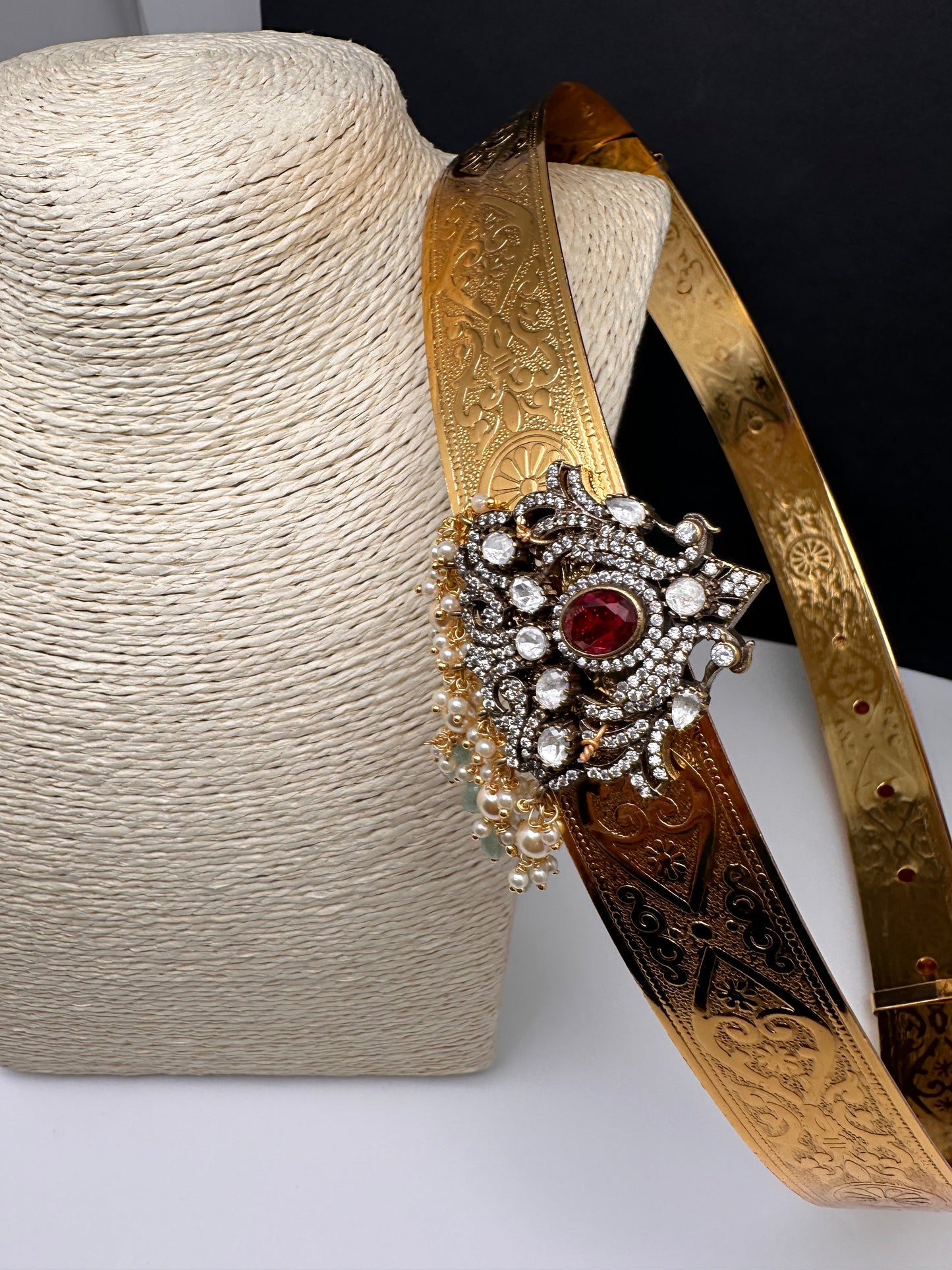 Self Design AD Peacock Kamarband WaistBelt