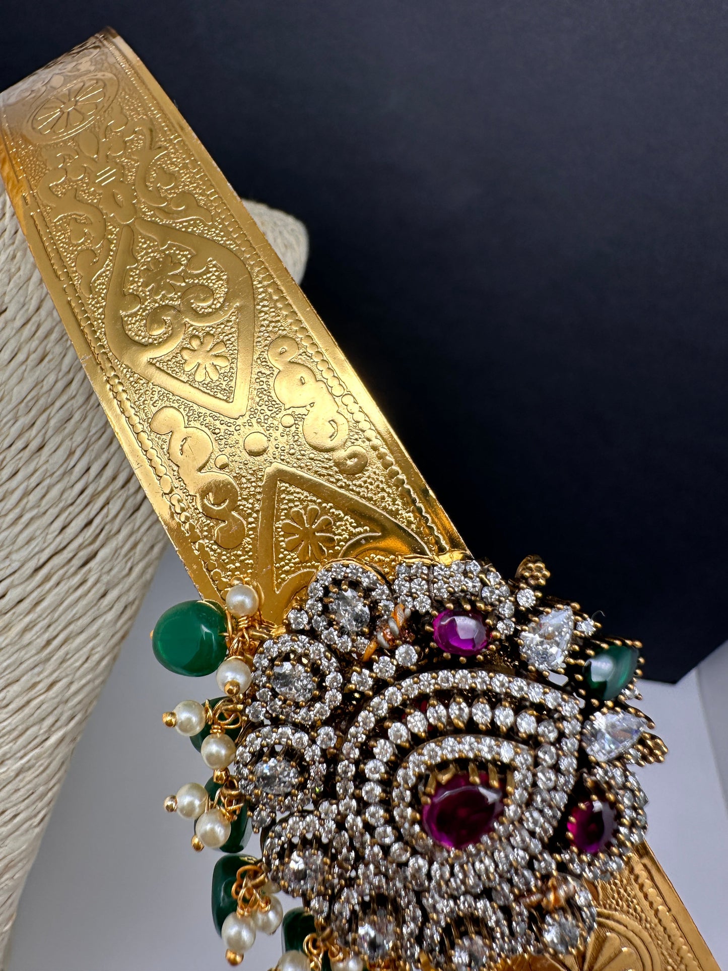 Self Design AD Peacock Kamarband WaistBelt