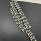 AD Ruby Emerald Hip Chain Vaddanam - Green