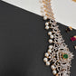 AD Kamarband Hip Chain With Changabale Stones Finish
