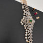 AD Kamarband Hip Chain With Changabale Stones Finish