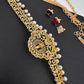 AD Kamarband Hip Chain With Changabale Stones Finish