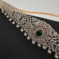 AD Kamarband Hip Chain With Changabale Stones Finish