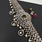 AD Kamarband Hip Chain With Changabale Stones Finish