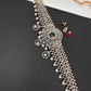 AD Kamarband Hip Chain With Changabale Stones Finish