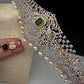 AD Diamond Finish Changeable Stone Hip Belt Kamarbandh