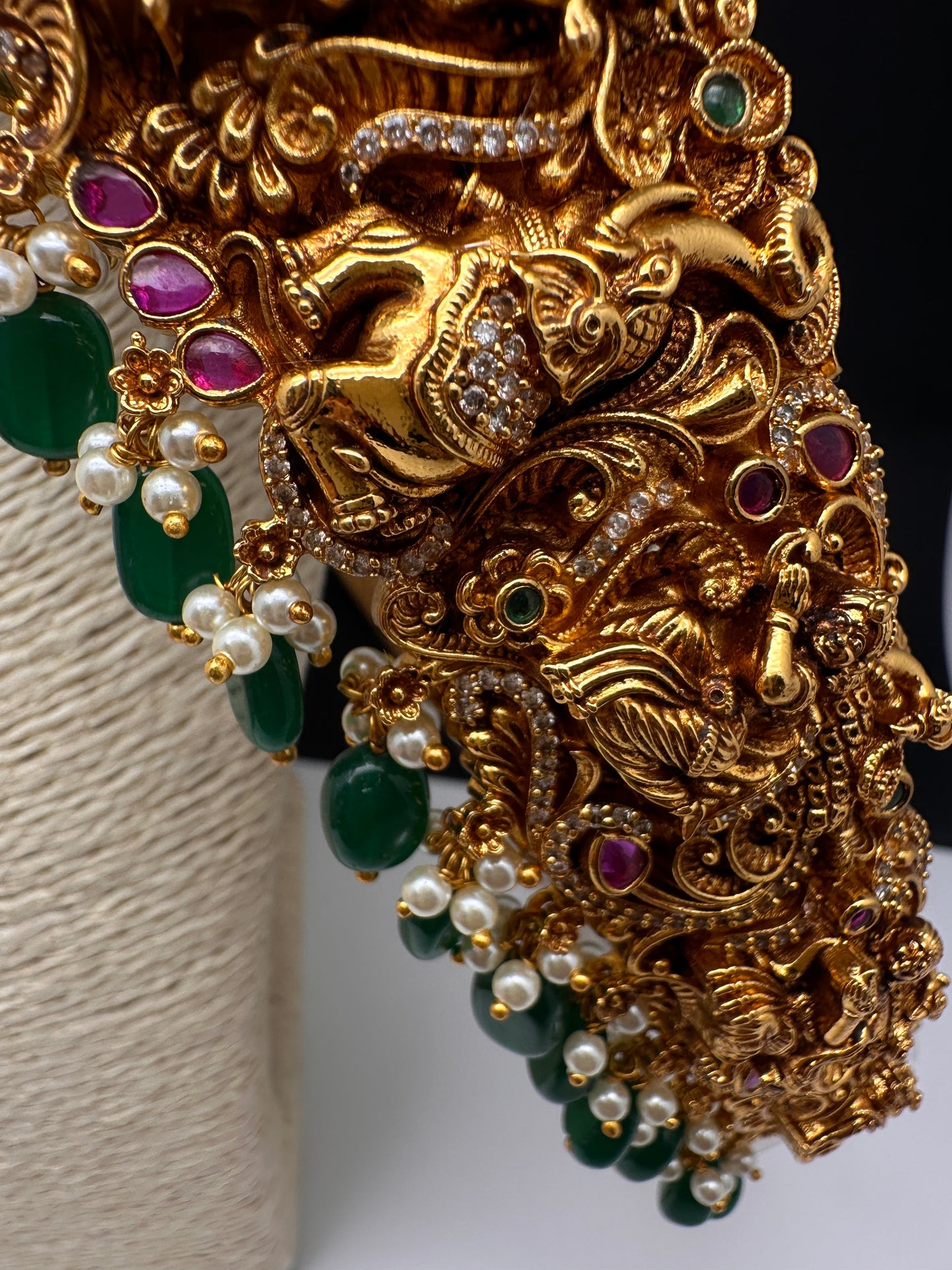 Matte Goddess Lakshmi Nakshi Hip Belt Kamarbandh