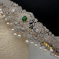 AD Diamond Finish Changeable Stone Hip Belt Kamarbandh - 