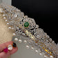 AD Diamond Finish Changeable Stone Hip Belt Kamarbandh - 