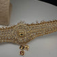 AD Diamond Finish Changeable Stone Hip Belt Kamarbandh - 