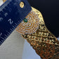 Diamond Finish Self Design Kamarband Hip Belt - 