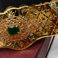 CZ Green Self Design Kamarband Hip Belt - 