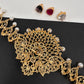 AD Peacock Changeable Color Stone Pearls Peacock Design Hip Chain Kamarbandh - 