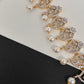 AD Peacock Changeable Color Stone Pearls Peacock Design Hip Chain Kamarbandh - 