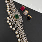 Sleek AD  Changeable Color Stone Pearls Hip Chain Kamarbandh - 