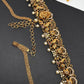 Goddess lakshmi Peacock Nakshi Matte  Hip Chain Kamarbandh - 