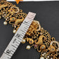 Goddess lakshmi Peacock Nakshi Matte  Hip Chain Kamarbandh - 